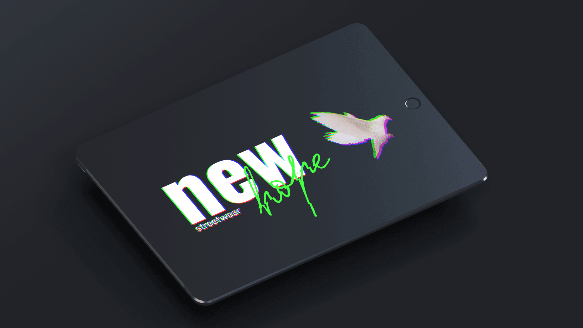 mock up, iPad, new hope, website, page, homepage, fashion brand